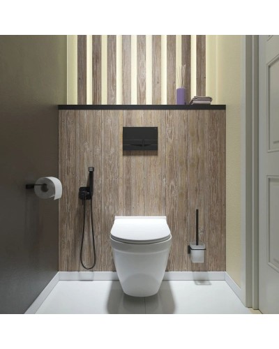 Смывная клавиша IDDIS Unifix черный матовый UNI06MBi77