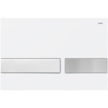 Смывная клавиша IDDIS Unifix белый матовый/глянцевый хром UNI06WCi77