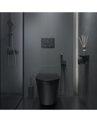 Смывная клавиша IDDIS On-X черный ONX01B0i77