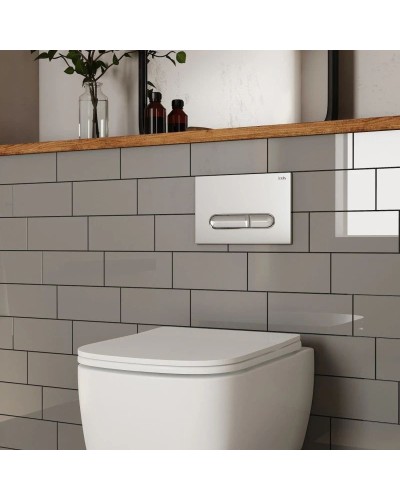 Смывная клавиша IDDIS Unifix матовый хром UNI70M0i77