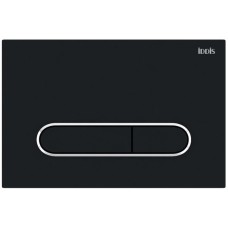 Смывная клавиша IDDIS Unifix черный матовый/глянцевый хром/черный матовый UNI71MBi77