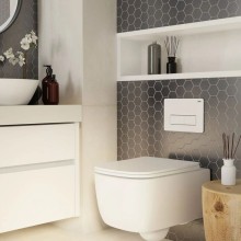 Смывная клавиша IDDIS Unifix белый глянец UNI10W0i77