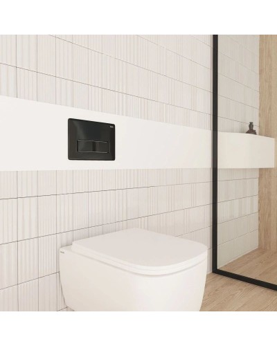 Смывная клавиша IDDIS Unifix черный матовый UNI10B0i77