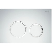 Смывная клавиша матовый хром для двойного смыва IDDIS Unifix UNI50M0I77