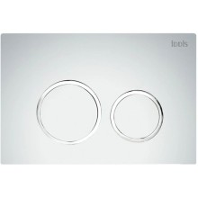 Смывная клавиша матовый хром для двойного смыва IDDIS Unifix UNI50M0I77