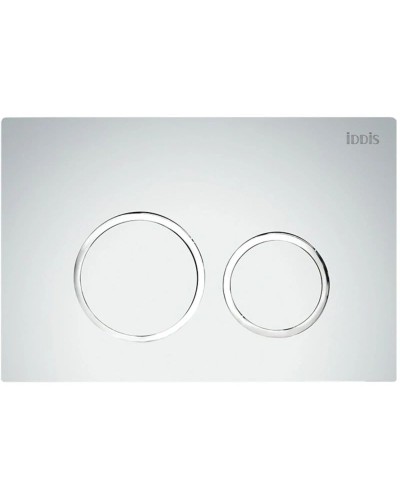 Смывная клавиша матовый хром для двойного смыва IDDIS Unifix UNI50M0I77