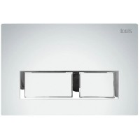 Смывная клавиша матовый хром для двойного смыва IDDIS Unifix UNI60M0I77