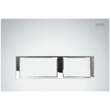 Смывная клавиша матовый хром для двойного смыва IDDIS Unifix UNI60M0I77