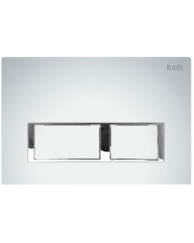 Смывная клавиша матовый хром для двойного смыва IDDIS Unifix UNI60M0I77