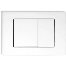 Смывная клавиша белый матовый для двойного смыва IDDIS Unifix UNI32MWI77