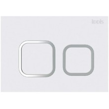 Смывная клавиша белый матовый для двойного смыва IDDIS Unifix UNI40MWI77