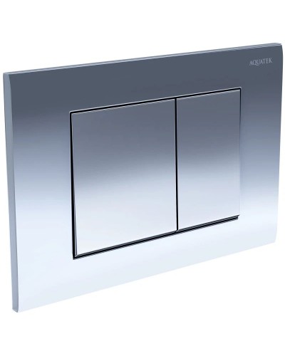Смывная клавиша Aquatek глянцевый хром KDI-0000010
