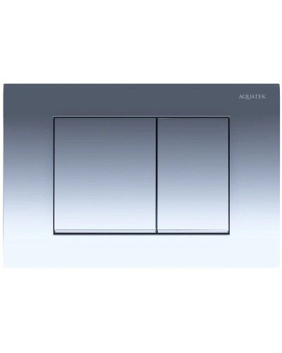 Смывная клавиша Aquatek глянцевый хром KDI-0000010