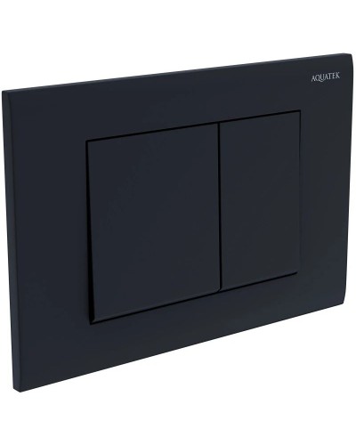 Смывная клавиша Aquatek черный матовый KDI-0000012
