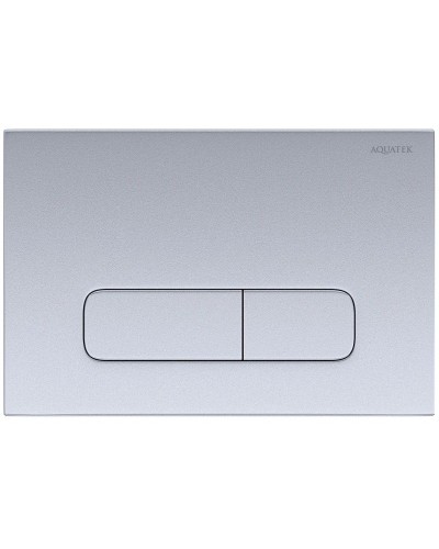 Смывная клавиша Aquatek матовый хром KDI-0000014