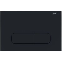 Смывная клавиша Aquatek черный матовый KDI-0000017