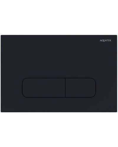 Смывная клавиша Aquatek черный матовый KDI-0000017