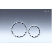 Смывная клавиша Aquatek глянцевый хром KDI-0000018