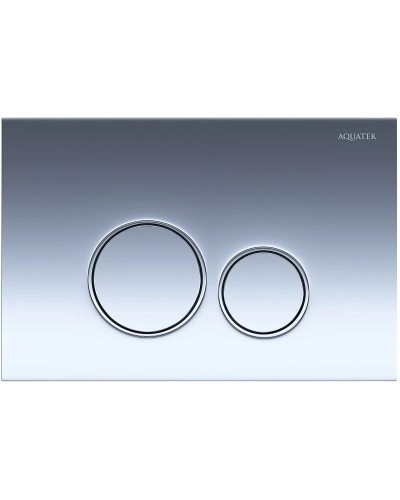 Смывная клавиша Aquatek глянцевый хром KDI-0000018