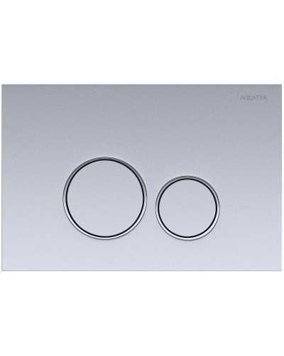Смывная клавиша Aquatek матовый хром/глянцевый хром/матовый хром KDI-0000019