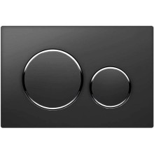 Смывная клавиша Vincea черный матовый/глянцевый хром/черный матовый VFP-005MB