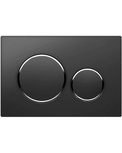 Смывная клавиша Vincea черный матовый/глянцевый хром/черный матовый VFP-005MB