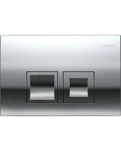 Смывная клавиша Geberit Delta50 глянцевый хром для двойного смыва 115.135.21.1