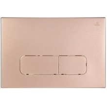 Кнопка смыва AltroBagno AltroBagnoPFP002FQ для инсталляции, розовое золото матовый