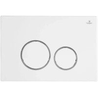 Кнопка смыва AltroBagno AltroBagnoPFP005AQ для инсталляции, белый/хром/белый