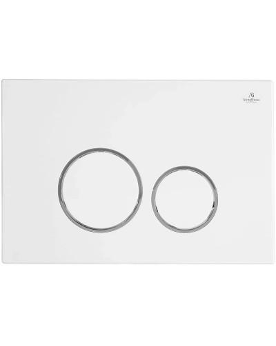Кнопка смыва AltroBagno AltroBagnoPFP005AQ для инсталляции, белый/хром/белый
