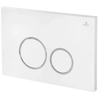 Кнопка смыва AltroBagno AltroBagnoPFP005AQ для инсталляции, белый/хром/белый