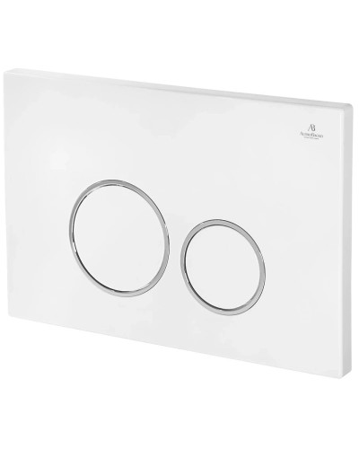 Кнопка смыва AltroBagno AltroBagnoPFP005AQ для инсталляции, белый/хром/белый