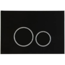 Кнопка смыва AltroBagno AltroBagnoPFP005DQ для инсталляции, черный матовый/хром/черный матовый