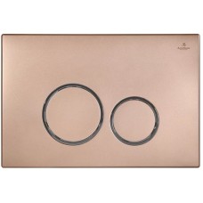 Кнопка смыва AltroBagno AltroBagnoPFP005FQ для инсталляции, розовое золото матовый/хром/розовое золото матовый