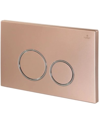 Кнопка смыва AltroBagno AltroBagnoPFP005FQ для инсталляции, розовое золото матовый/хром/розовое золото матовый