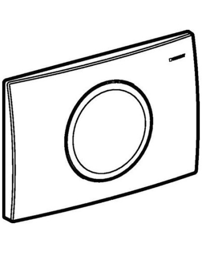 Смывная клавиша Geberit Delta11 белый для одинарного смыва 115.120.11.1