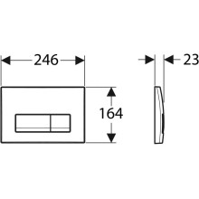 Смывная клавиша Geberit Delta 50 альпийский белый 115.119.11.1