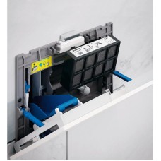 Смывная клавиша Geberit Sigma40 белый/матовый алюминий для двойного смыва со встроенной системой удаления запаха 115.600.KQ.1