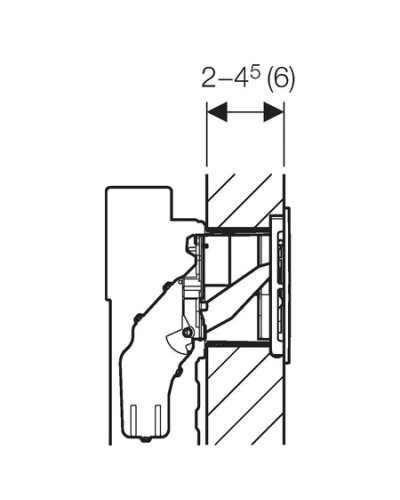 Смывная клавиша Geberit Sigma40 белый/матовый алюминий для двойного смыва со встроенной системой удаления запаха 115.600.KQ.1
