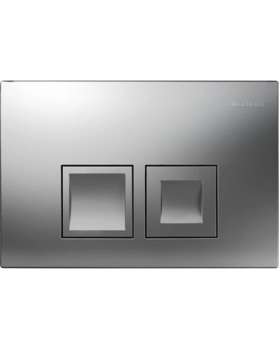 Смывная клавиша Geberit Delta50 матовый хром для двойного смыва 115.135.46.1