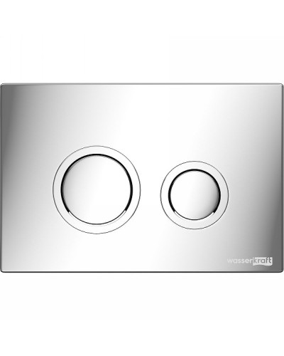 Смывной бачок WasserKRAFT Aller 10TLT.031.ME.CH01 для унитаза с клавишей смыва Хром