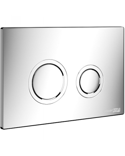 Смывной бачок WasserKRAFT Aller 10TLT.031.ME.CH01 для унитаза с клавишей смыва Хром