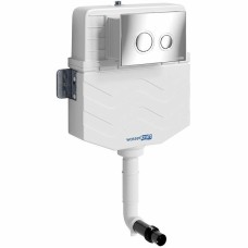 Смывной бачок WasserKRAFT Aller 10TLT.031.ME.CH01 для унитаза с клавишей смыва Хром