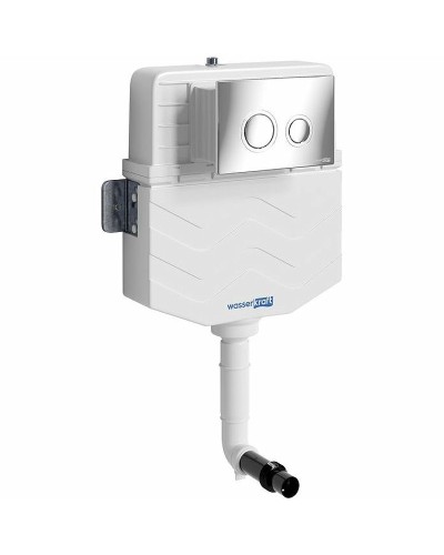 Смывной бачок WasserKRAFT Aller 10TLT.031.ME.CH01 для унитаза с клавишей смыва Хром