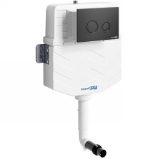 Смывной бачок WasserKRAFT Aller 10TLT.031.ME.MB01 для унитаза с Черной матовой клавишей смыва