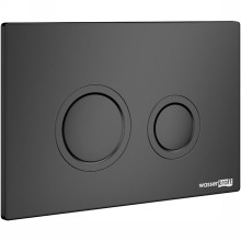 Смывной бачок WasserKRAFT Aller 10TLT.031.ME.MB01 для унитаза с Черной матовой клавишей смыва