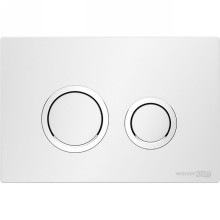 Смывной бачок WasserKRAFT Aller 10TLT.031.ME.WH01 для унитаза с Белой клавишей смыва