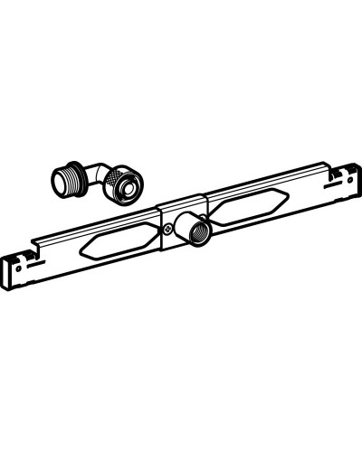 Планка для подвода воды, для писсуара с распыляющей головкой Geberit 242.042.00.1