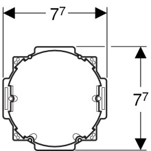 Монтажный комплект для систем электронного управления смывом унитаза Geberit 115.861.00.1
