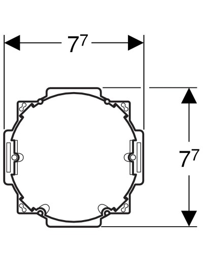 Монтажный комплект для систем электронного управления смывом унитаза Geberit 115.861.00.1